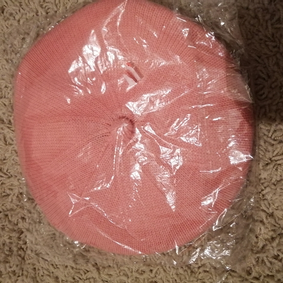New Women winter pink rubbit fur knnited hat - Picture 1 of 2